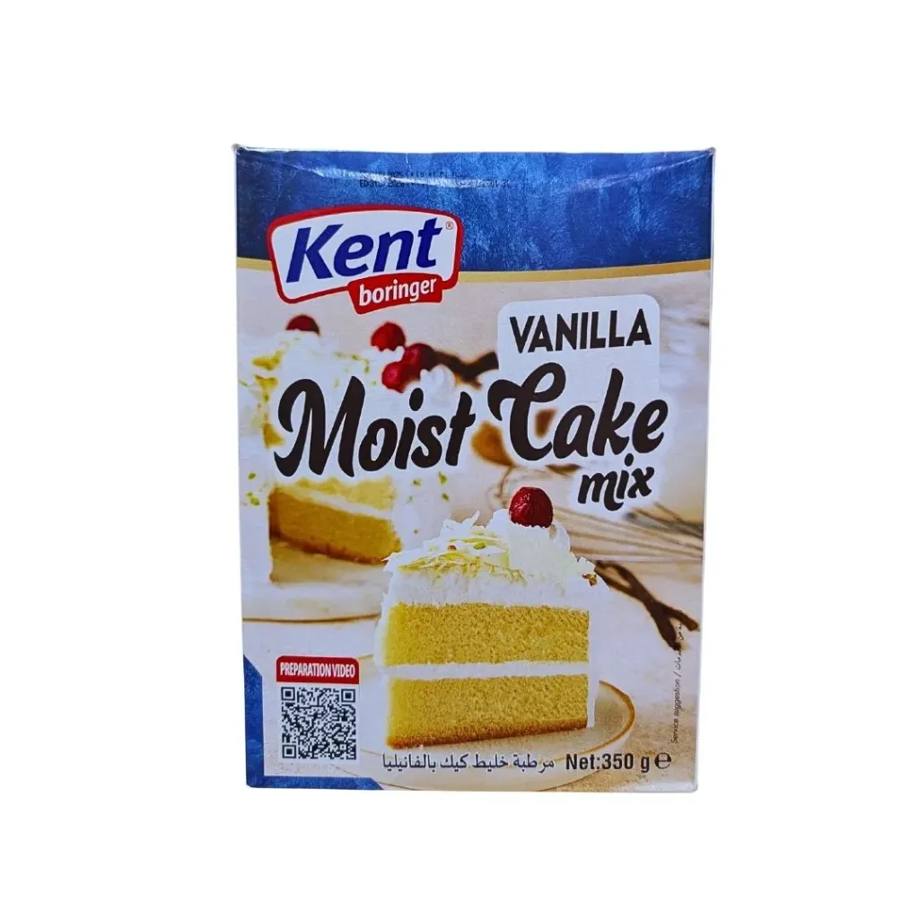 Kent Boringer Vanilla Moist Cake Mix - 350g