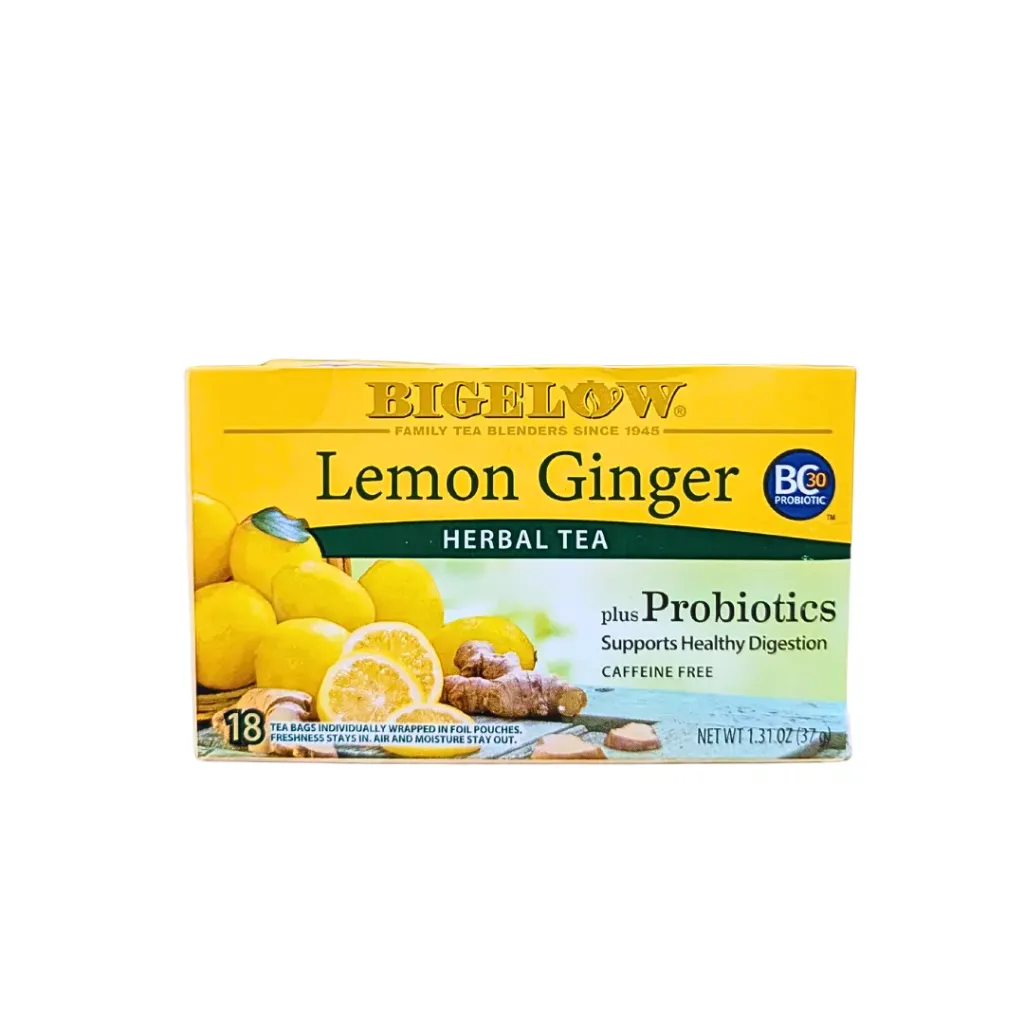 Bigelow Lemon Ginger Herbal Tea x20