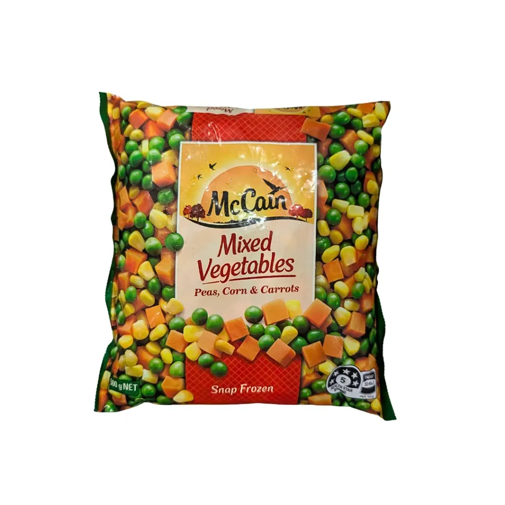 McCain Mixed Vegetables (Peas, Corn & CarrotS) 500g