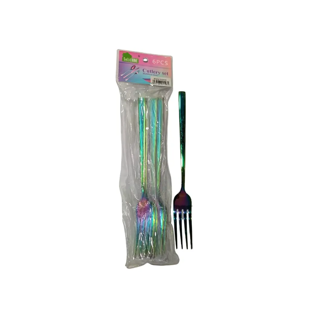Solid Home Rainbow Forks