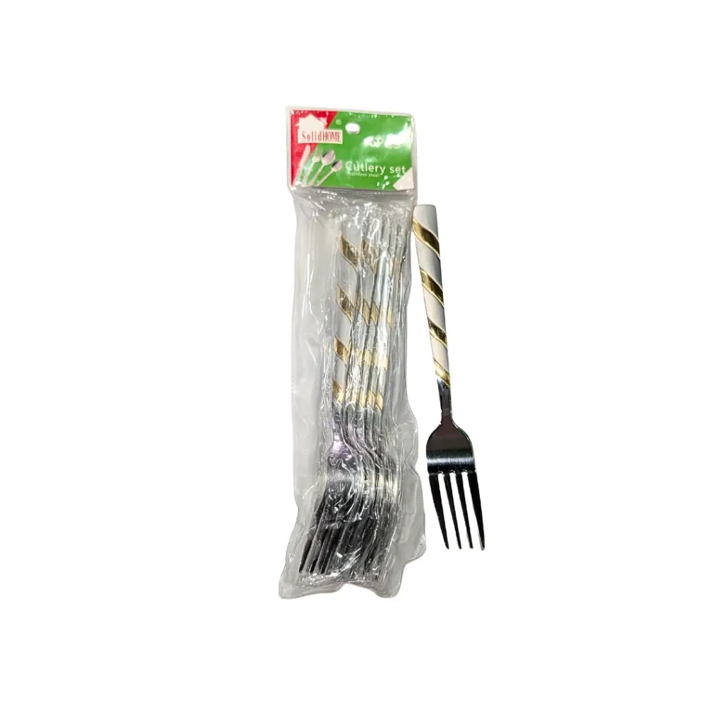 Solid Home Gold & Silver Fork