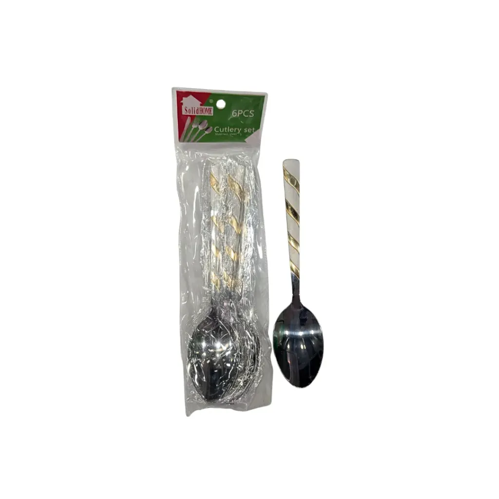 Solid Home Gold & Silver Spoon
