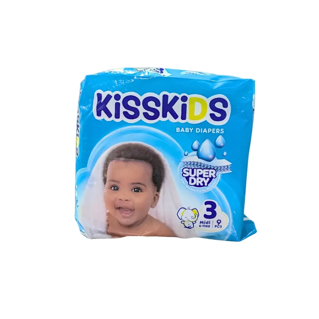 Kisskids Size 3 Baby Diaper Retail