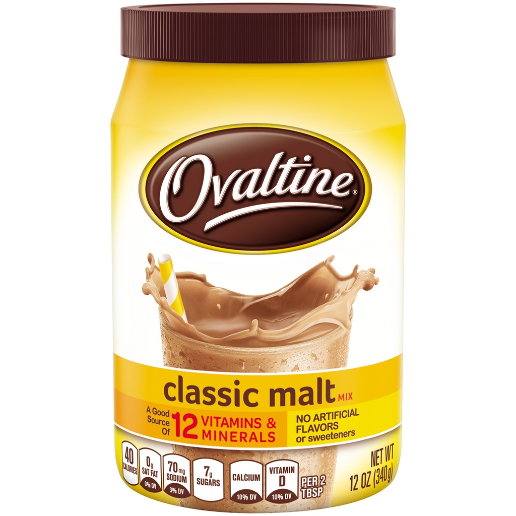 Ovaltine Classic Malt Powder 340g