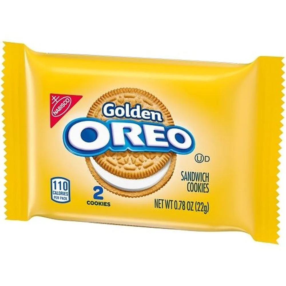 Oreo Golden Sandwich Cookies - 22g