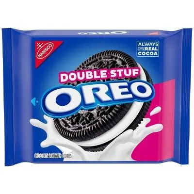 Oreo Double Stuf Chocolate Sandwich Cookies - 22g