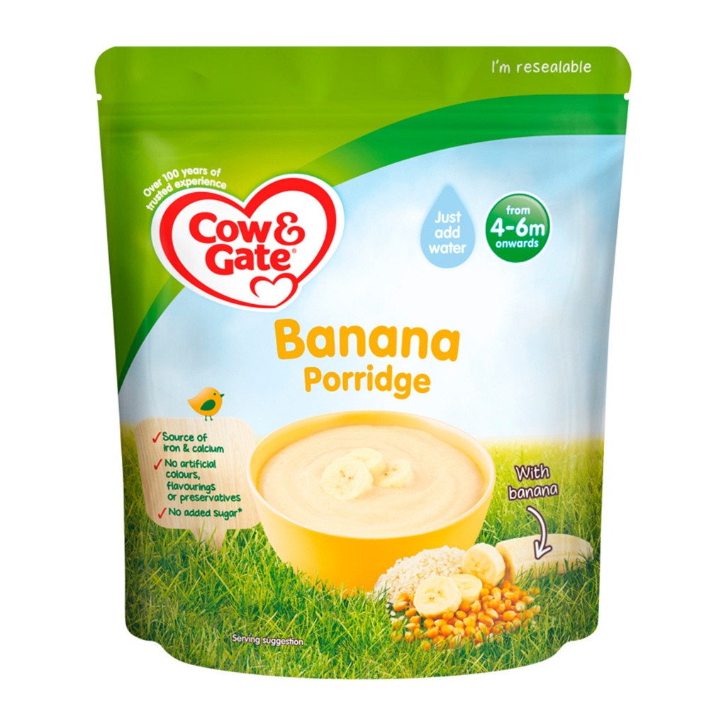 Cow & Gate Banana Porridge (125g)