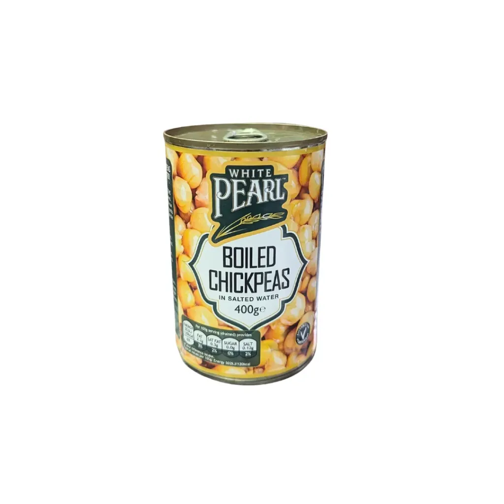 White Pearl Boiled Chickpeas - 400g